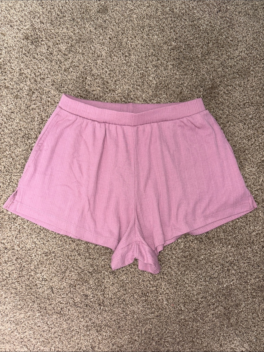 Auden Ribbed Tank & Short Set - Dusty Rose - Picture 5 of 8